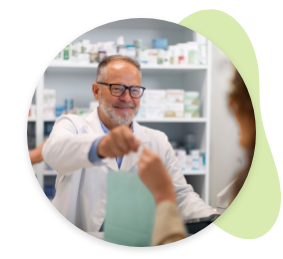 Retrait de médicaments auprès d'un pharmacien