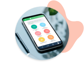 Application meSoigner sur un téléphone